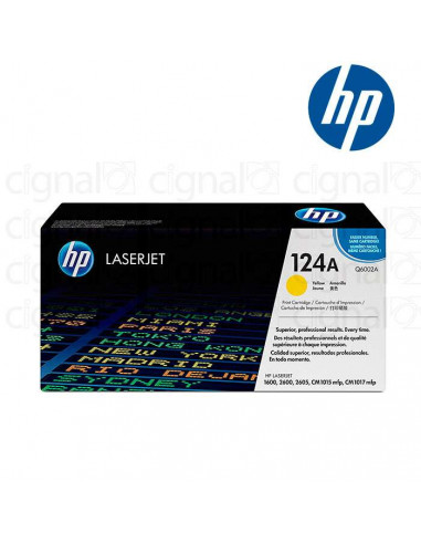 Cartucho Toner HP 124A Amarillo