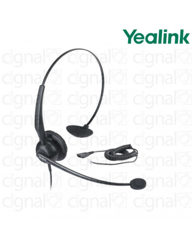 Vincha Yealink YHS33 monoaural con QD y RJ-9